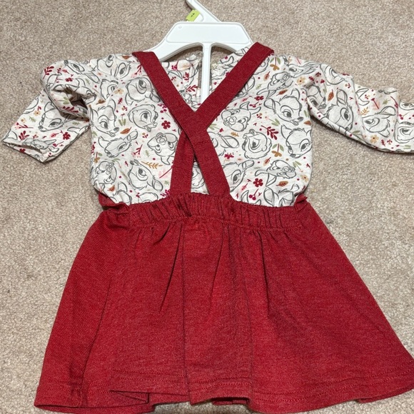 Disney Baby Red and White Outfit - Picture 3 of 3